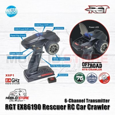 RGT EX86190 Rescuer Toyota Land Cruiser 76 RC Car 110 Crawler RTR