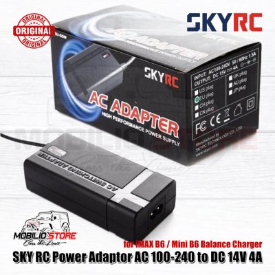 SKYRC Power Adaptor AC 100-240 to DC 14V 4A for iMAX B6 / Mini B6