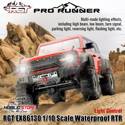 RGT EX86130 Pro Runner 1/10 Scale Waterproof RTR 2.4GHz RC Crawler Car