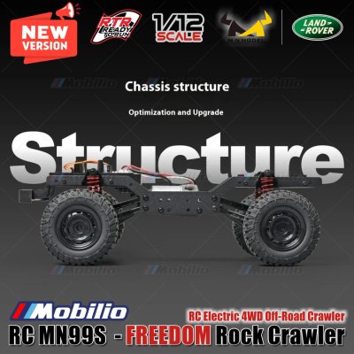 RC MN99s Freedom 1:12 Rock Crawler 4x4 Waterproof Full Propo Realistic