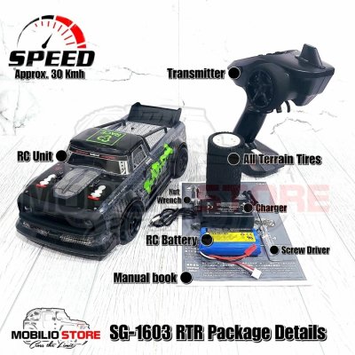 RC SG1603 1/16 Mini Arma Infraction Drift Rally Car 2.4GHz 4WD RTR