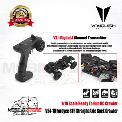 Vanquish VS4-10 Fordyce Straight Axle RTR Rock Crawler RC 1/10 Scale