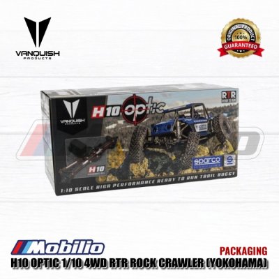 Vanquish H10 Optic 1/10 4WD RTR Rock Crawler RC Yokohama and Sparco