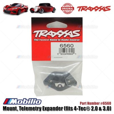 Traxxas Part #6560 Mount Telemetry Expander  Fits 4-Tec 2.0 & 3.0 Chassis RC Car