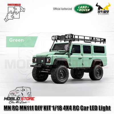 RC MN111 DIY KIT 1/18 4X4 RC Car LED Light Rock Crawler Off-Road Truck