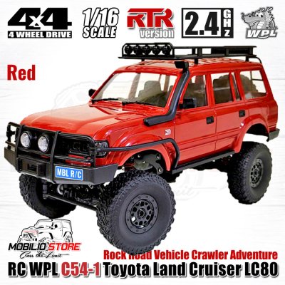RC WPL C54-1 Toyota Land Cruiser LC80 RTR 1/16 Scale 4WD Crawler Propo