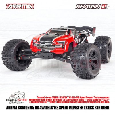 Arrma 1/8 Kraton V5 6S 4WD BLX Speed Monster Truck RC RTR
