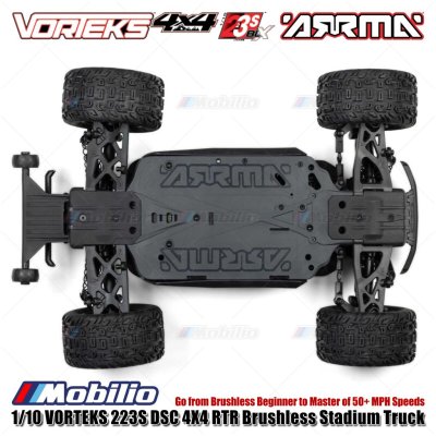 Arrma 1/10 VORTEKS 223S DSC 4X4 RTR Brushless Stadium Truck RTR #ARA4305V4 Remote Control