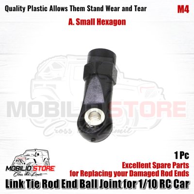 Link Tie Rod End Head Ball Joint M4 for Traxxas Axial RC 1/10 RC Car
