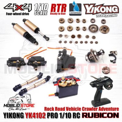 Yikong YK4102 Pro 1/10 RC Rock Road Vehicle Crawler Adventure RTR
