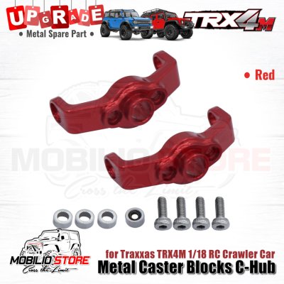 Upgrade Part - Metal Caster Blocks C-Hub for 1/18 RC Car Traxxas TRX4M