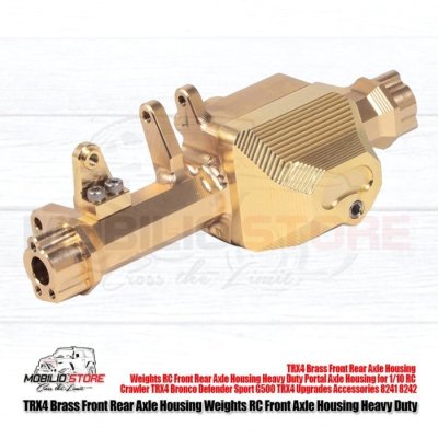 Traxxas Upgrade Brass Front Rear Axle Housing Weights Heavy Duty TRX4