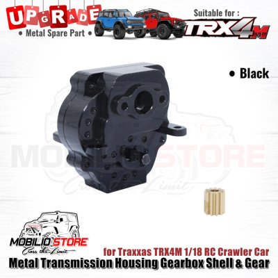 Metal Transmission Housing Gearbox Shell with Gear for Traxxas TRX4M