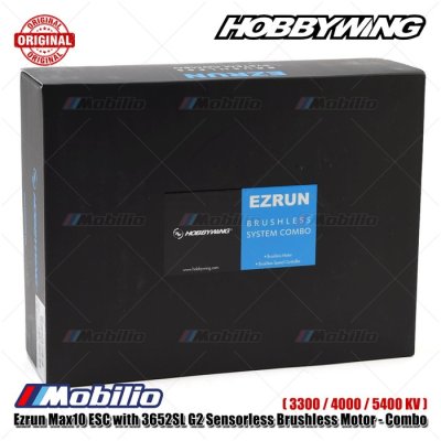 Hobbywing EZRun MAX10 Sensorless Brushless ESC 3652SL Motor Combo for RC Touring Buggy Short-Course Truck