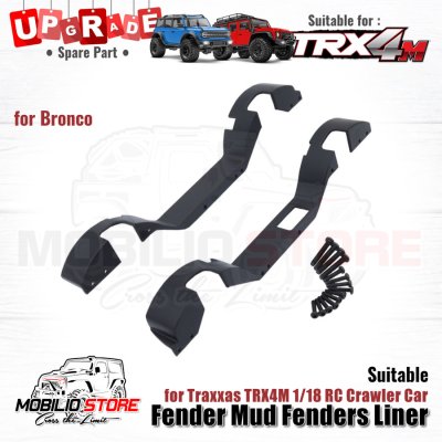 Upgrade Part Fender Mud Fenders Liner for Traxxas TRX4M RC Crawler