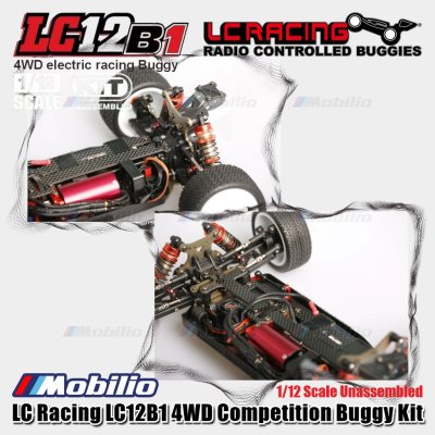 LC Racing LC12B1 4WD Competition Buggy Combo Kit 1/12 Scale Unassembled