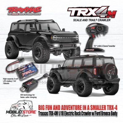 Traxxas TRX-4M 1/18 Electric Mini Crawler with Ford Bronco Body