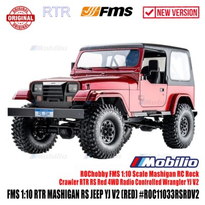 FMS ROCHOBBY Mashigan RC Rock Crawler RS Red 4WD RTR Adventure