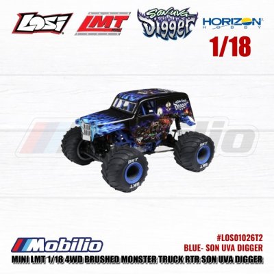 Losi Mini LMT 1/18 Monster Jam Truck Brushed 4WD RTR