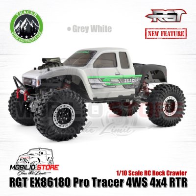 RGT EX86180 Pro Tracer 4WS 4x4 RTR 110 Scale RC Rock Crawler Off-Road