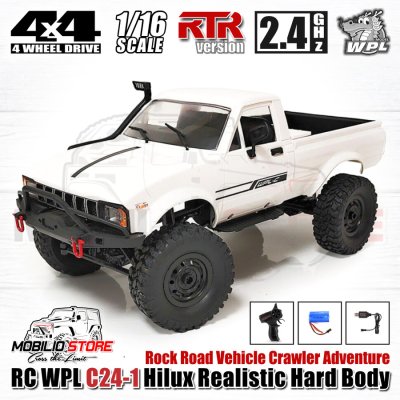 RC Cars - New WPL C24-1 White Full Propo RTR Off Road Racing 4WD - C24-1