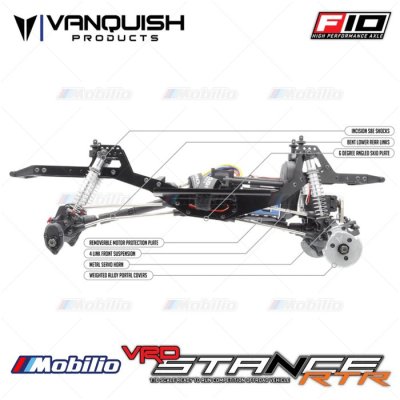 Vanquish VRD Stance 1/10 Scale RTR Competition Offroad Vehicle RC Rock Crawler Adventure