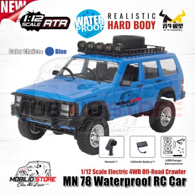 RC MN78 Waterproof Jeep Cherokee 213 1/12 Scale 4WD Crawler Car RTR