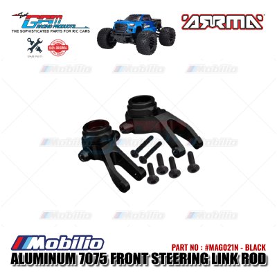 GPM Part #MAG021N Alloy Front Steering Block Arrma Granite Big Rock Senton Vortexs Typhon 4X4 Buggy Monster Truck
