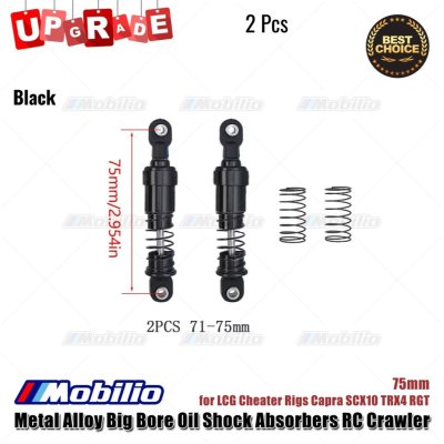 Metal Big Bore Oil Shock Absorbers 1/10 RC Crawler LCG Cheater Rigs Capra SCX10 TRX4 RGT