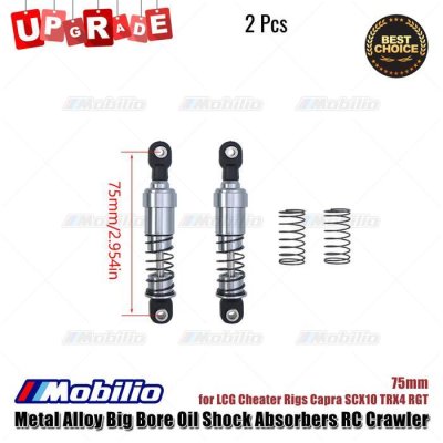 Metal Big Bore Oil Shock Absorbers 1/10 RC Crawler LCG Cheater Rigs Capra SCX10 TRX4 RGT