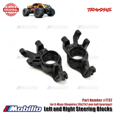 Traxxas Part #7737 Steering Blocks Left and Right for X-Maxx Monster Truck