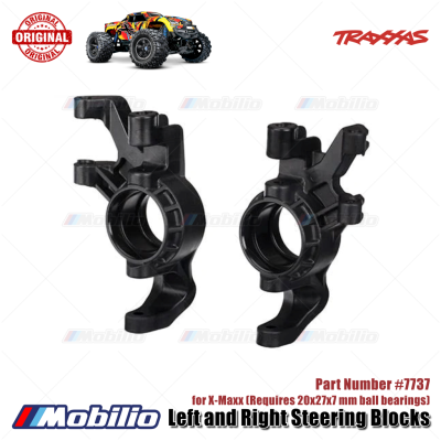 Traxxas Part #7737 Steering Blocks Left and Right for X-Maxx Monster Truck