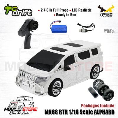 MN68 1/16 Scale ALPHARD RC Full Scale-Race & Drift Car 2.4 GHz RTR