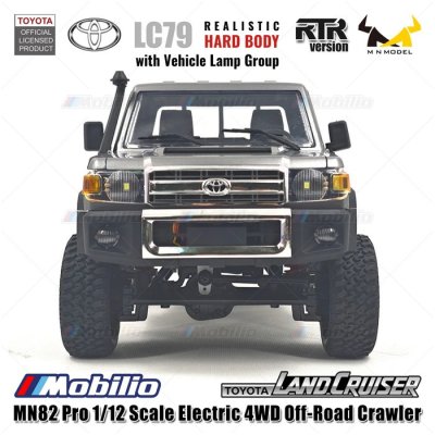 MN82 Pro Toyota Land Cruiser LC79 1/12 Scale Electric 4WD Off-Road Crawler