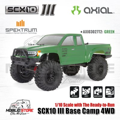 Axial SCX10 III Base Camp 4WD RC Car 1/10 Scale RTR Crawler Off-Road