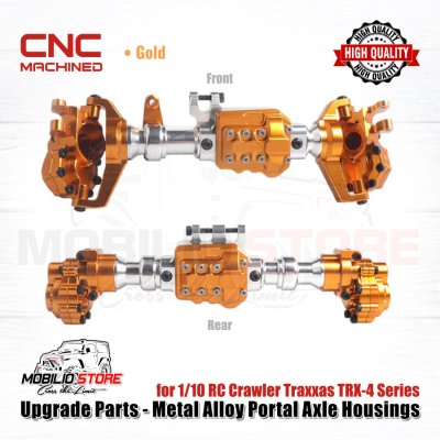 Upgrade Part - Metal Portal Axle Housing for 1/10 RC Traxxas TRX-4