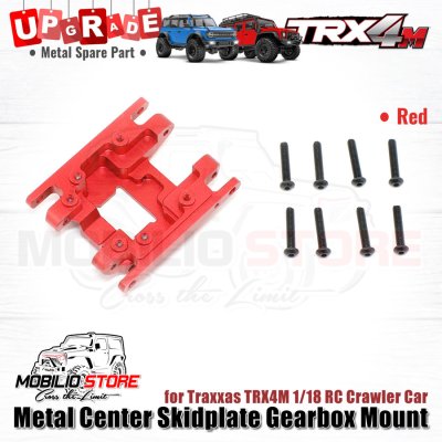 Upgrade Part Metal Center Skidplate Gearbox Mount for Traxxas TRX4M