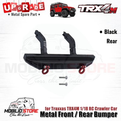 Upgrade Part Metal Front Rear Bumper for 1/18 RC Crawler Traxxas TRX4M