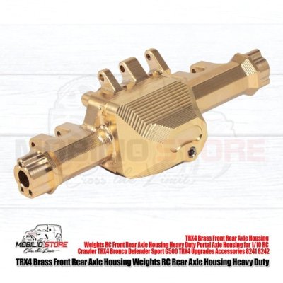 Traxxas Upgrade Brass Front Rear Axle Housing Weights Heavy Duty TRX4