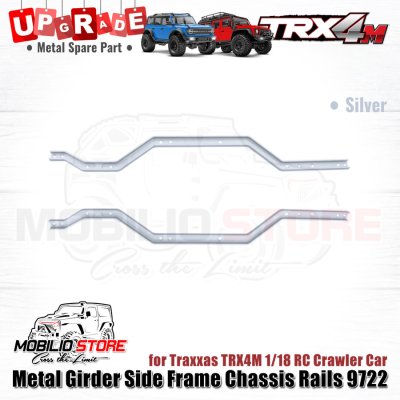 Upgrade Part Metal Girder Side Frame Chassis Rails for Traxxas TRX4M