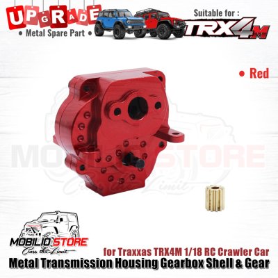 Metal Transmission Housing Gearbox Shell with Gear for Traxxas TRX4M
