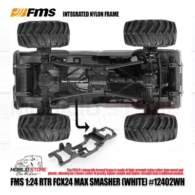 FMS Max Smasher FCX24 Chassis 1/24 Scale RTR Small Monster Truck RC