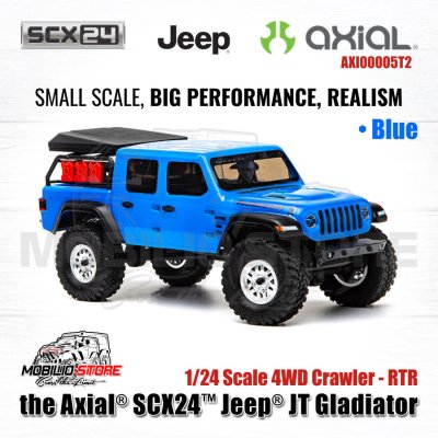 Axial SCX24 Jeep JT Gladiator RC Car 1/24 Scale 4WD RTR