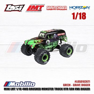Losi Mini LMT 1/18 Monster Jam Truck Brushed 4WD RTR