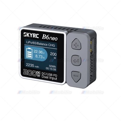 SKYRC B6 Neo 10A DC Multi Function Smart Charger Original Charge - MysteriousBlack