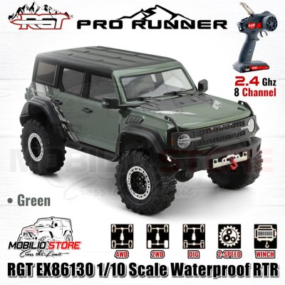 RGT EX86130 Pro Runner 1/10 Scale Waterproof RTR 2.4GHz RC Crawler Car