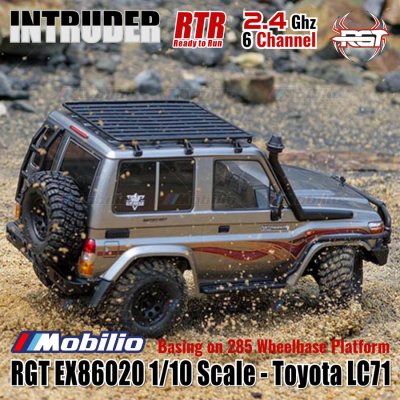 RGT EX86020 Intruder Toyota LC71 RTR 1/10 Scale 2.4GHz 4WD RC Rock Crawler Adventure