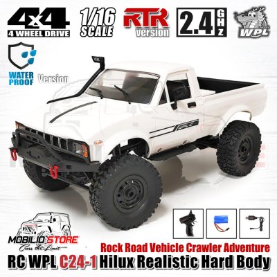 RC Cars - New WPL C24-1 White Full Propo RTR Off Road Racing 4WD - C24-1