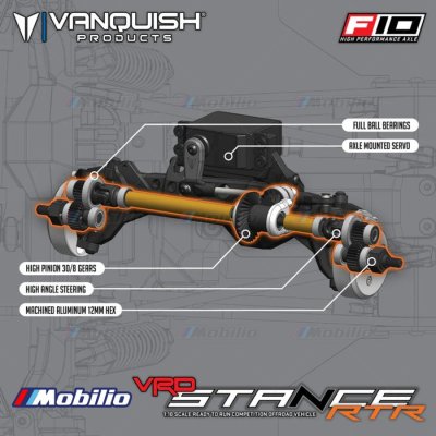 Vanquish VRD Stance 1/10 Scale RTR Competition Offroad Vehicle RC Rock Crawler Adventure