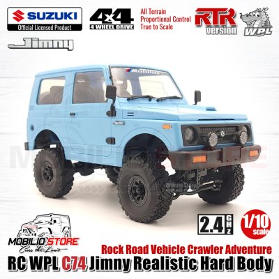 WPL C74 Jimny Realistic Hard Body RC 1/10 Scale Crawler Adventure RTR